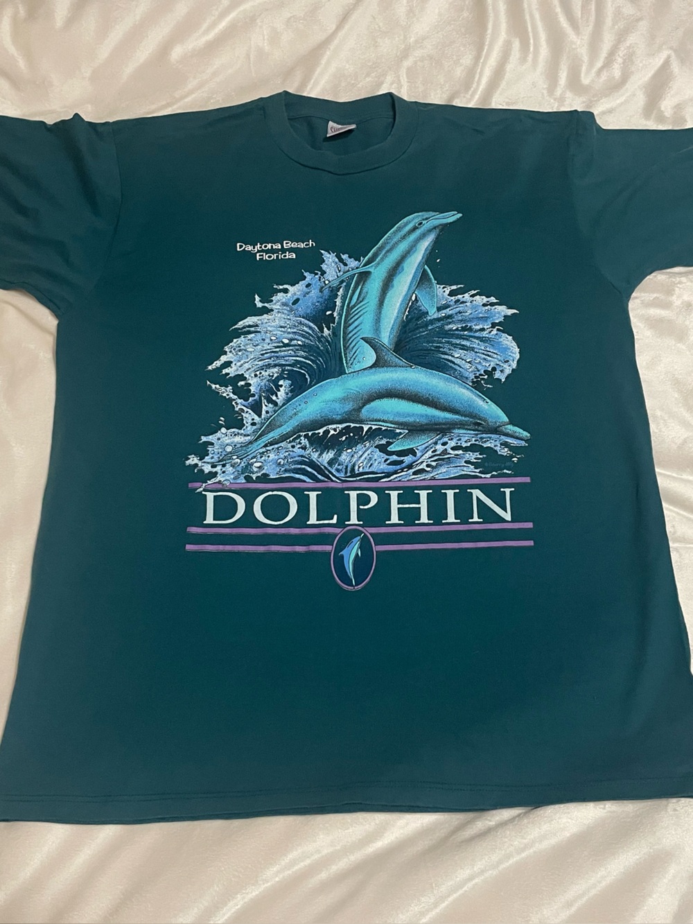 Vintage Daytona Beach Florida Dolphin Tee T-Shirt